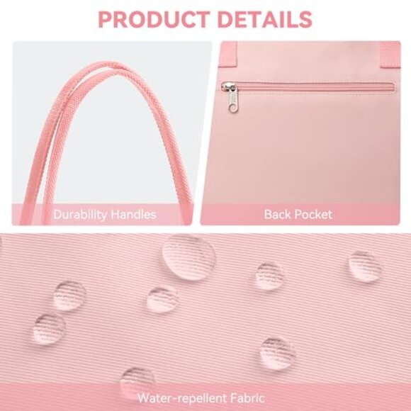 Nylon Tote Bag Foldable Lightweight Large Capacity Chic Shoulder Purse